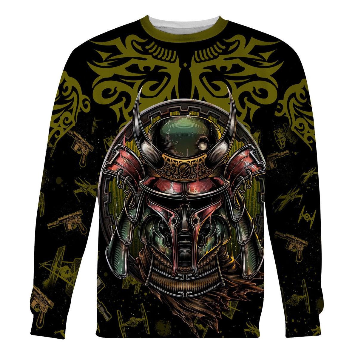 Boba Fet Samurai T-shirt Hoodie Sweatpants Apparel - Gearhomie.com