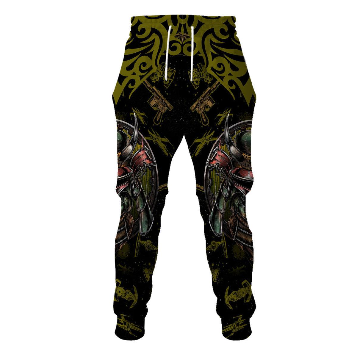 Boba Fet Samurai T-shirt Hoodie Sweatpants Apparel - Gearhomie.com