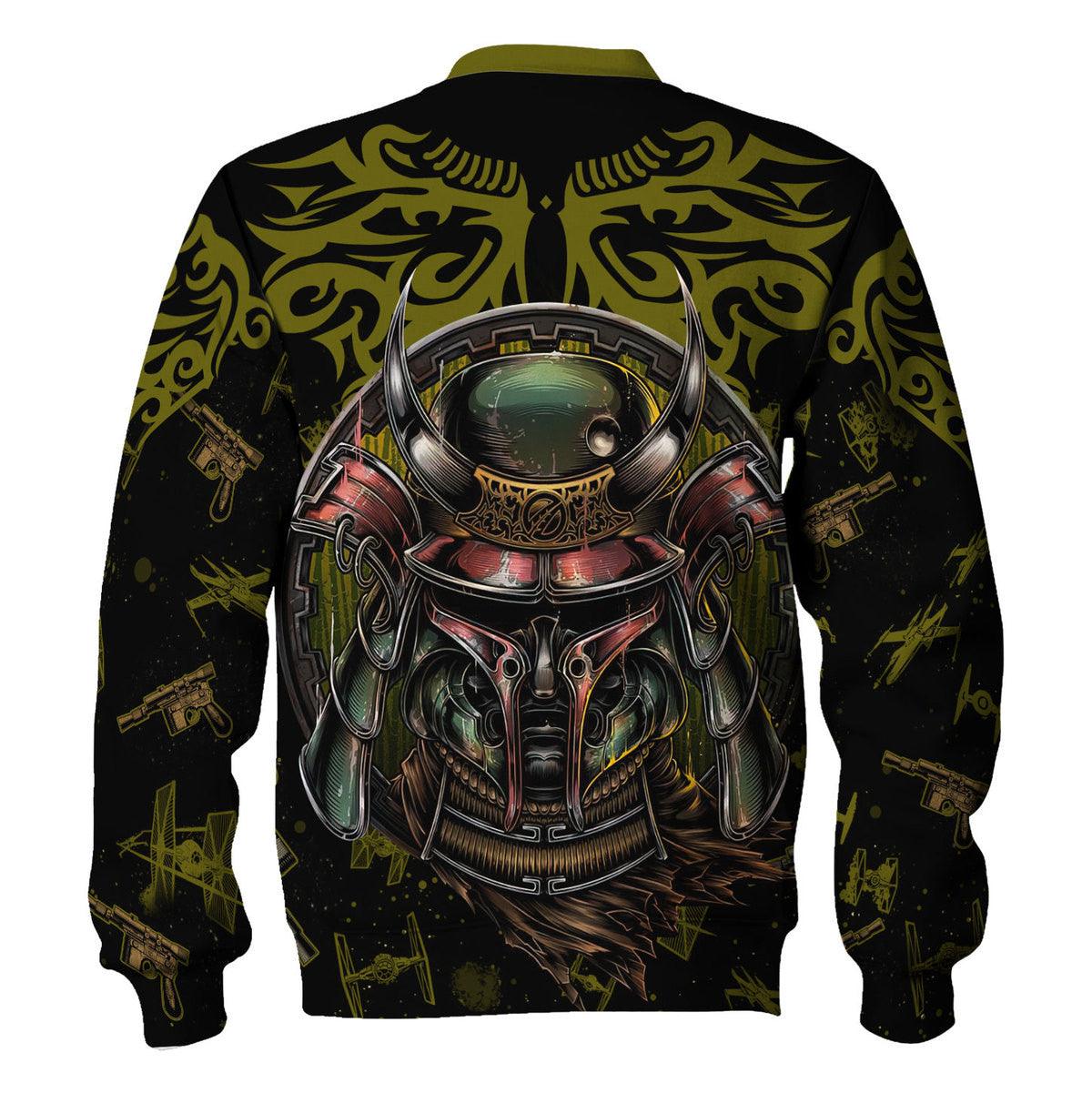 Boba Fet Samurai T-shirt Hoodie Sweatpants Apparel - Gearhomie.com