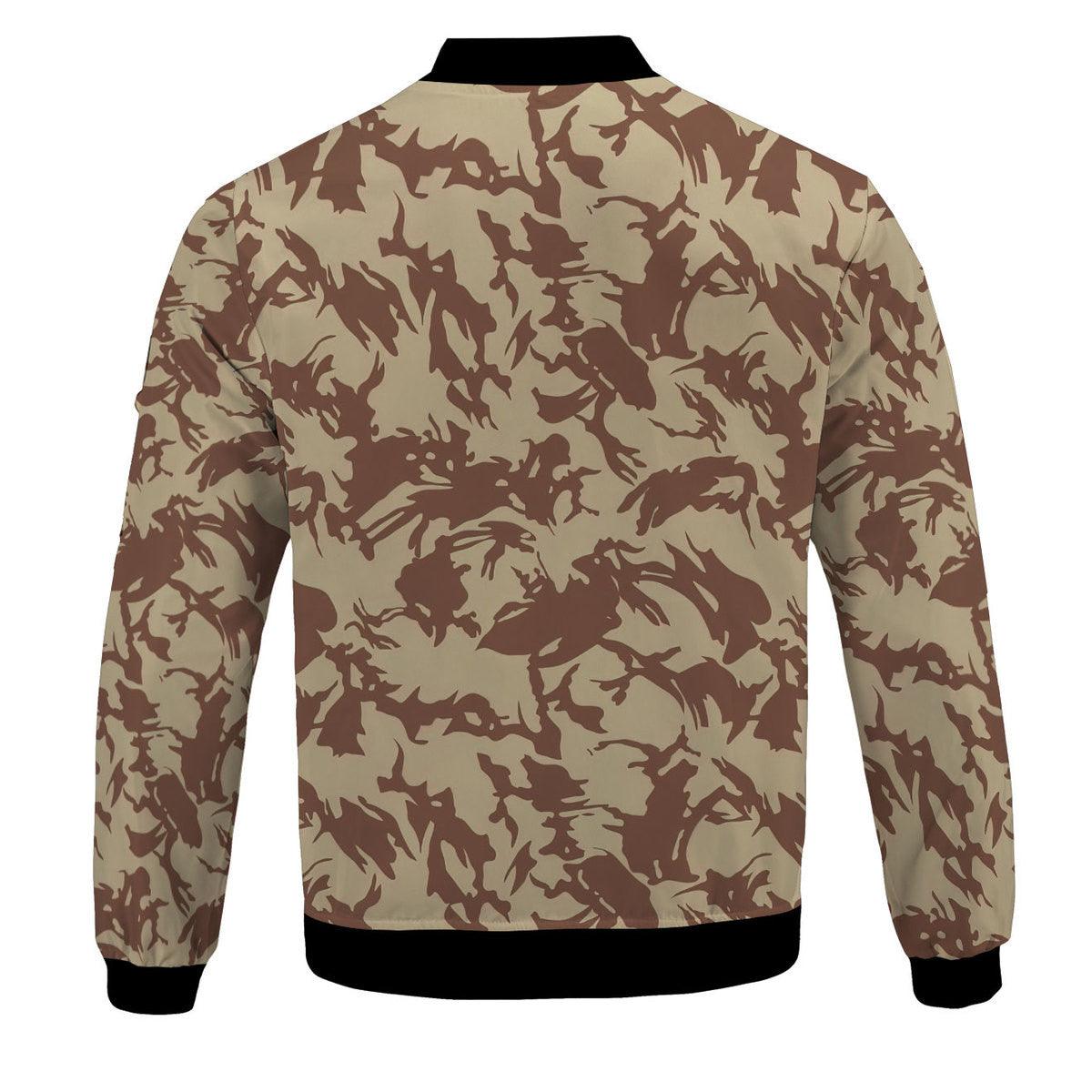 Bristish Desert (DPM) Camo Pattern Bomber Jacket - OodieGang