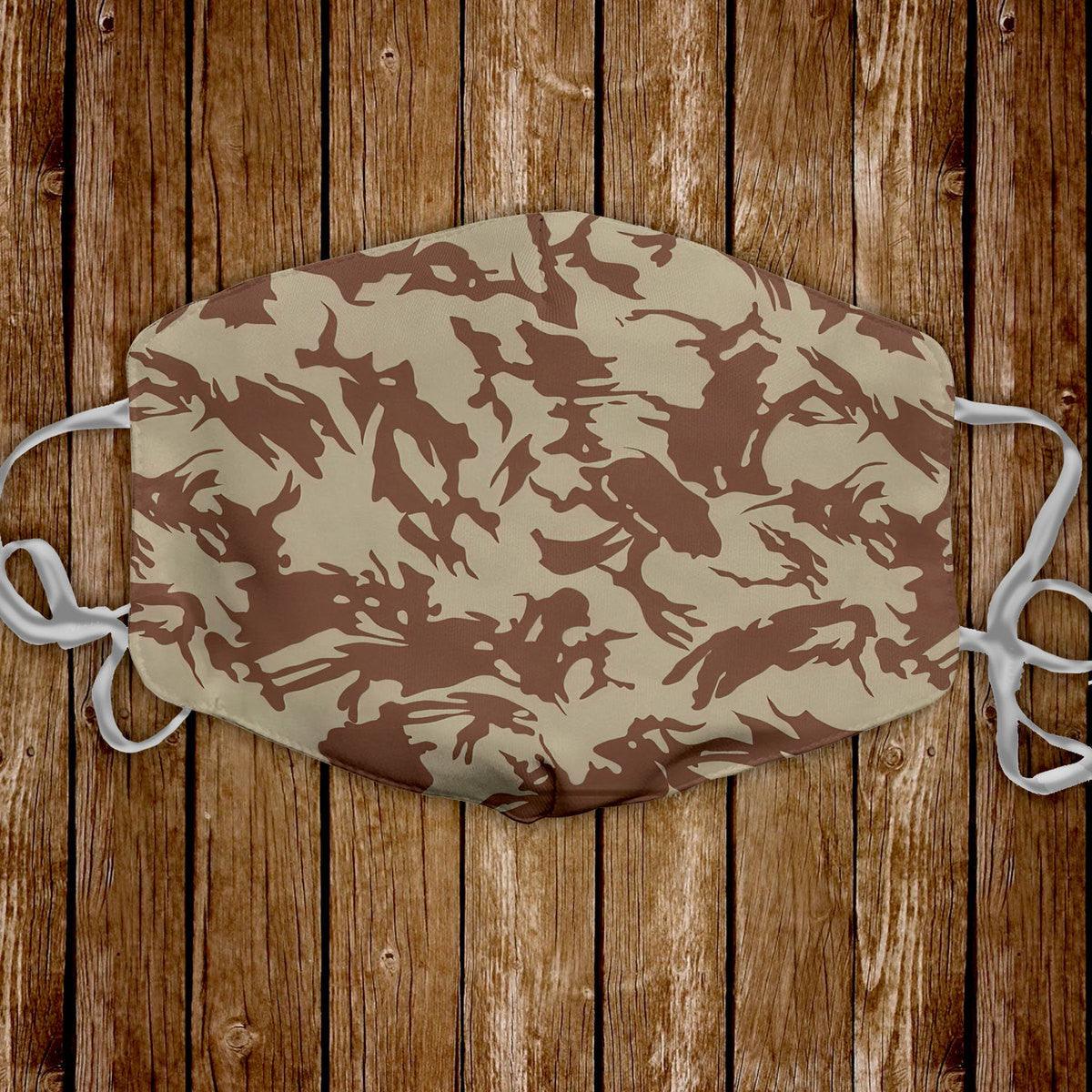 Bristish Desert (DPM) Camo Pattern Face Mask - CustomsPig
