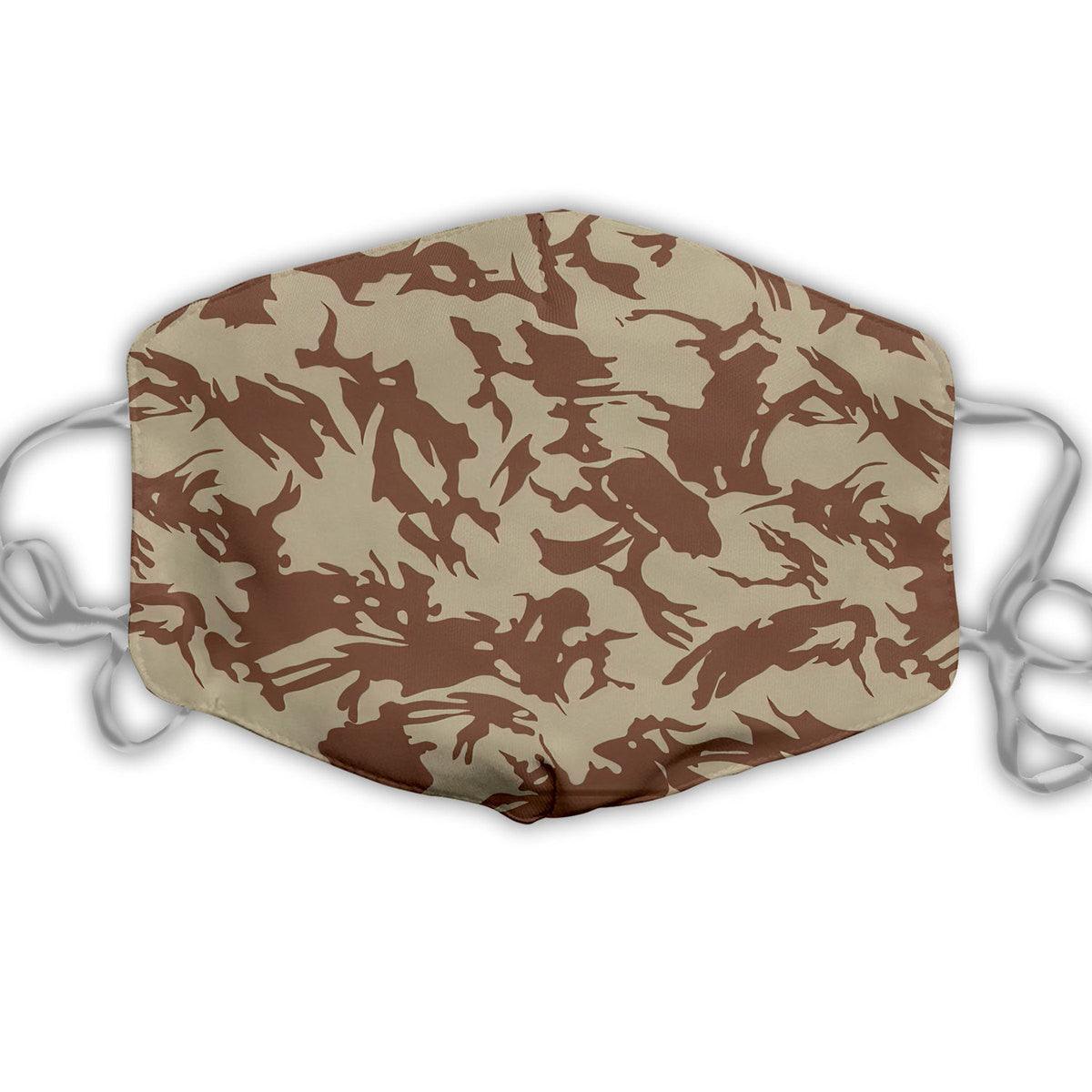 Bristish Desert (DPM) Camo Pattern Face Mask - OodieGang