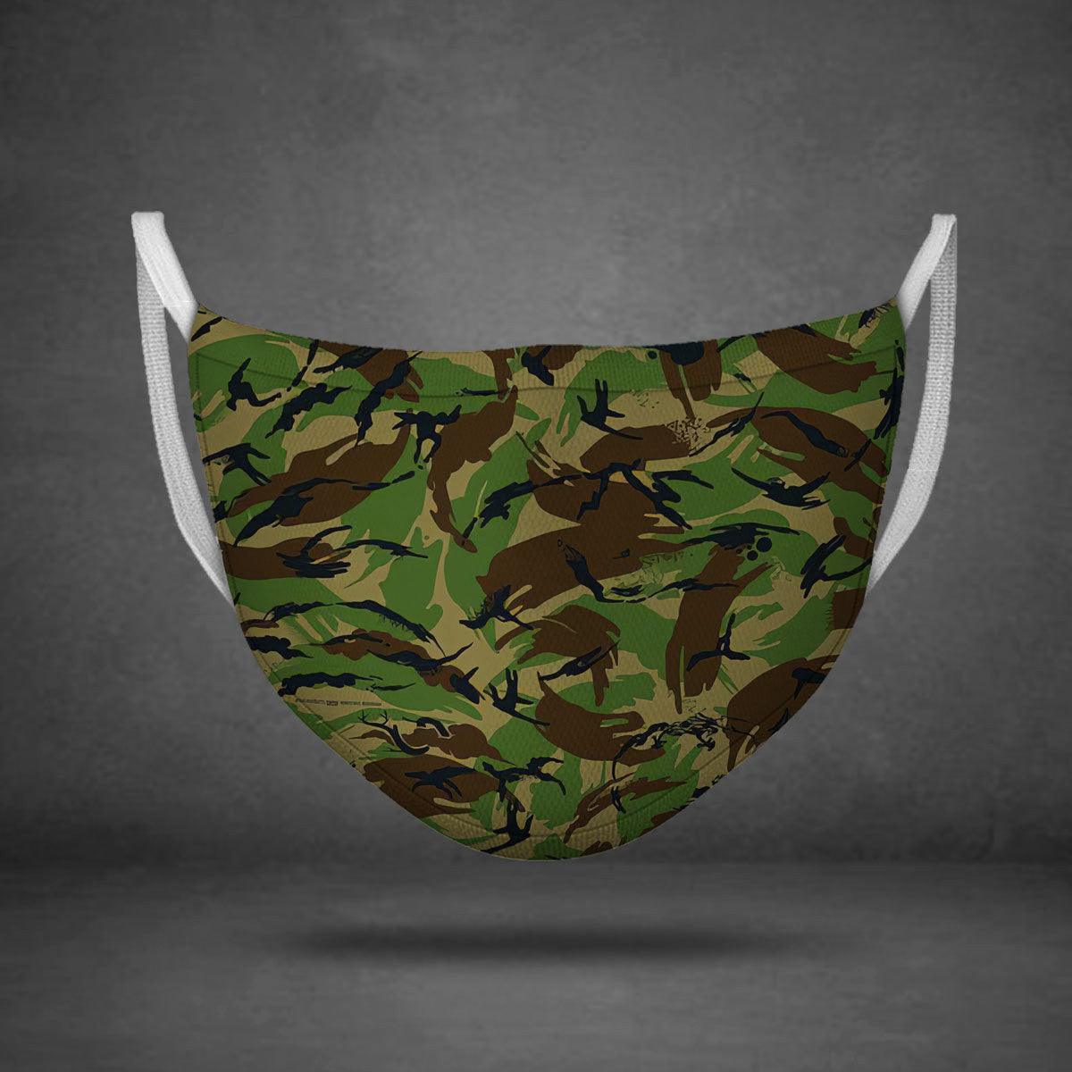Bristish Disruptive Pattern (DPM) Material British Armed Forces Face Mask - OodieGang