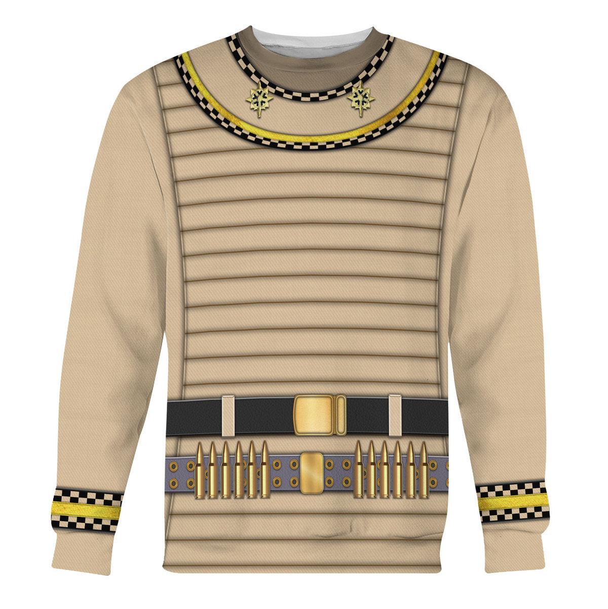 BSG Colonial Warrior Uniform T-shirt Hoodie Sweatpants Apparel - Gearhomie.com