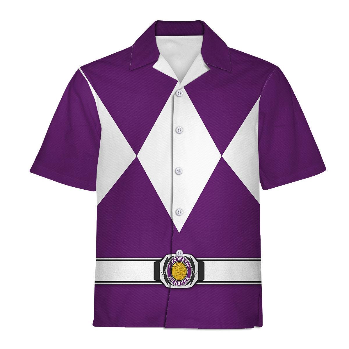 Bulk and Skull Purple Ranger Hoodies Sweatshirt T-shirt Hawaiian Sweatpants - Gearhomie.com