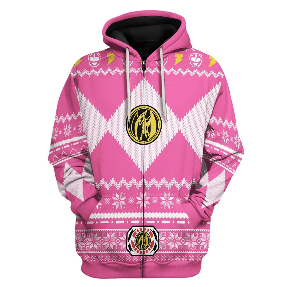 YMskinss Pink Power Rangers Tops
