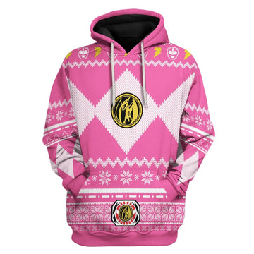 YMskinss Pink Power Rangers Tops