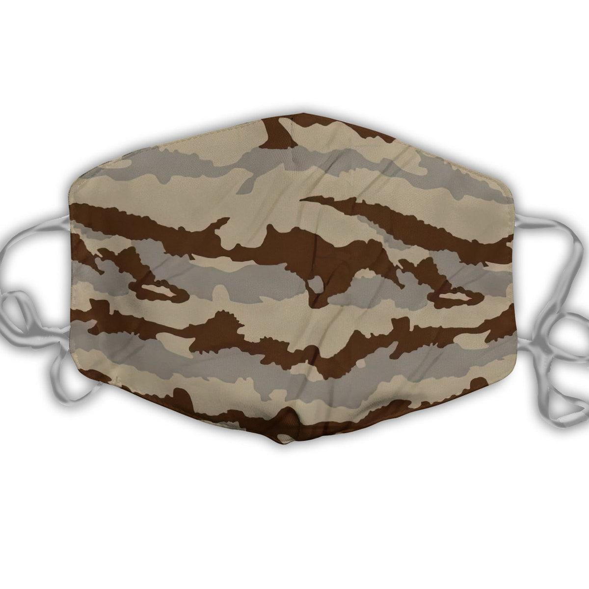 Camouflage Daguet Desert Camouflage Face Mask - OodieGang