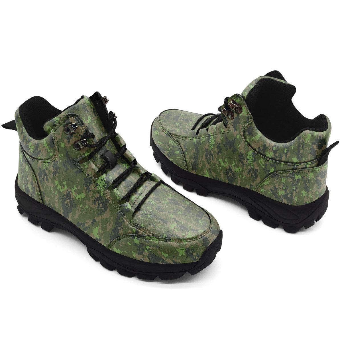Canadian Disruptive Pattern CADPAT Canadian Armed Forces (CF) Hiking Shoes - OodieGang