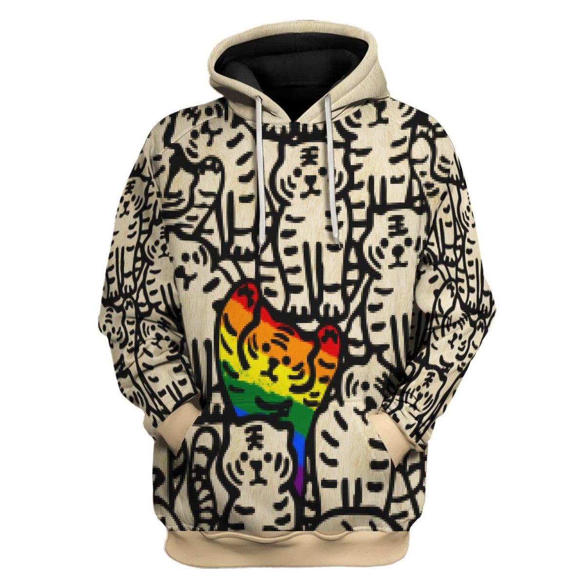 Cat LGBTQ+ Stand Out Hoodie T-shirt Tops - DucG