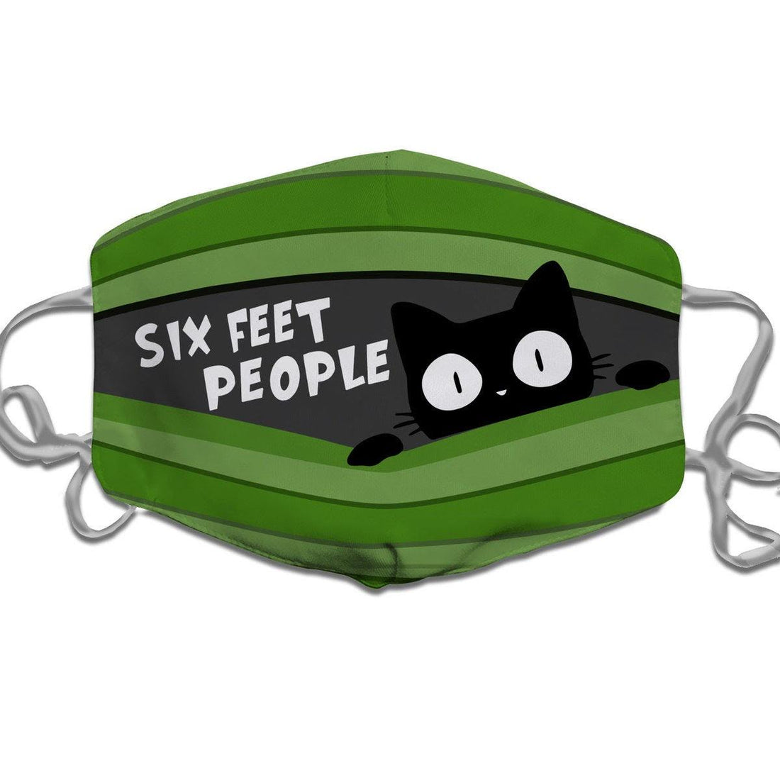 Cat Six Feet People Face Mask - DucG