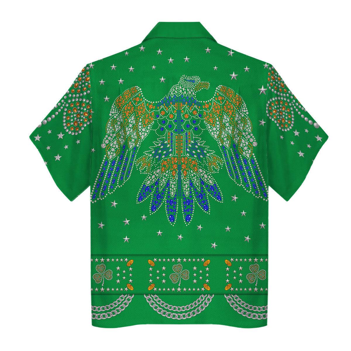 Celebrating the King: Elvis Presley Costume for St. Patrick's Day Hoodie Sweatshirt T-Shirt Sweatpants - Gearhomie.com