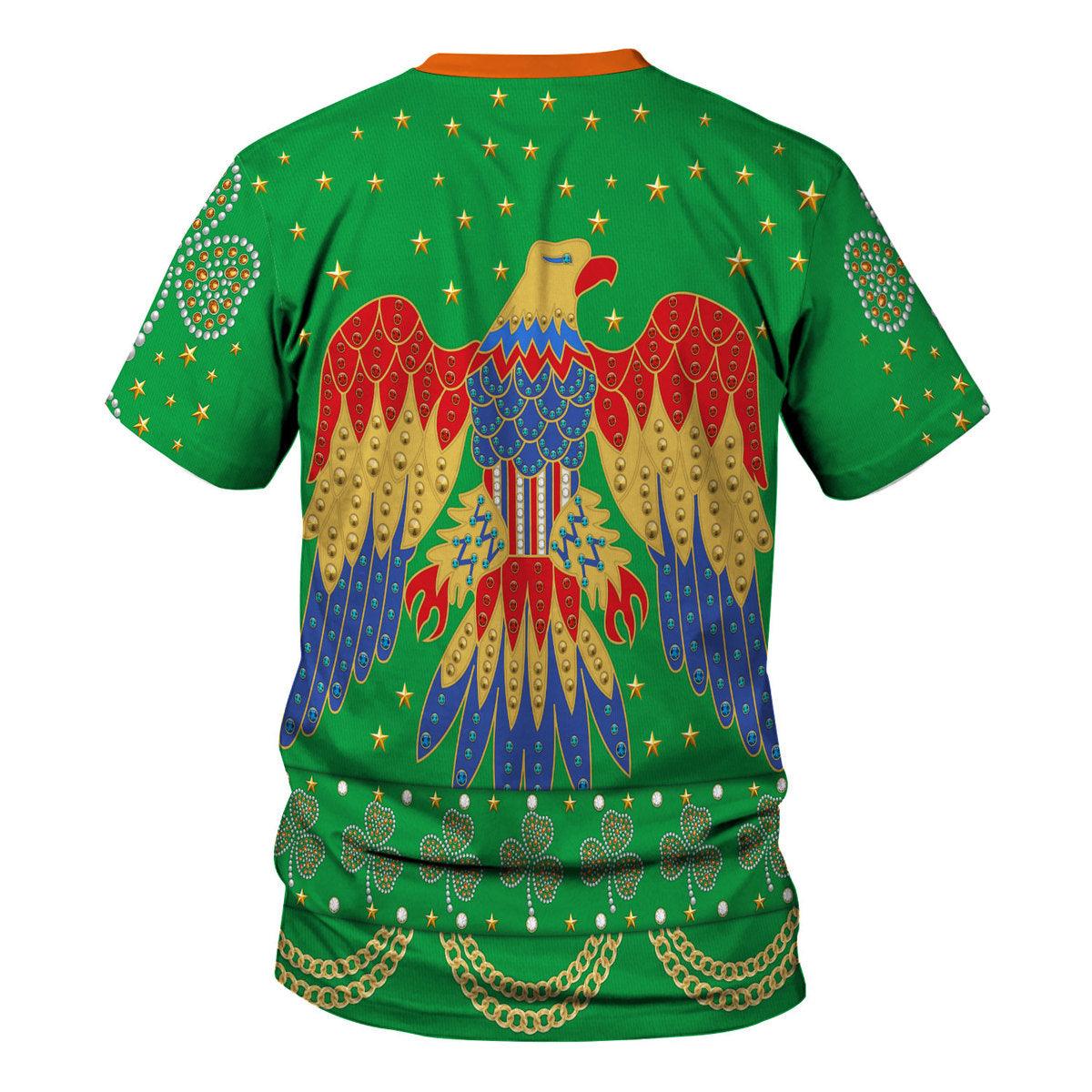 Celebrating the King: Elvis Presley EAGLE Costume for St. Patrick's Day Hoodie Sweatshirt T-Shirt Sweatpants - Gearhomie.com