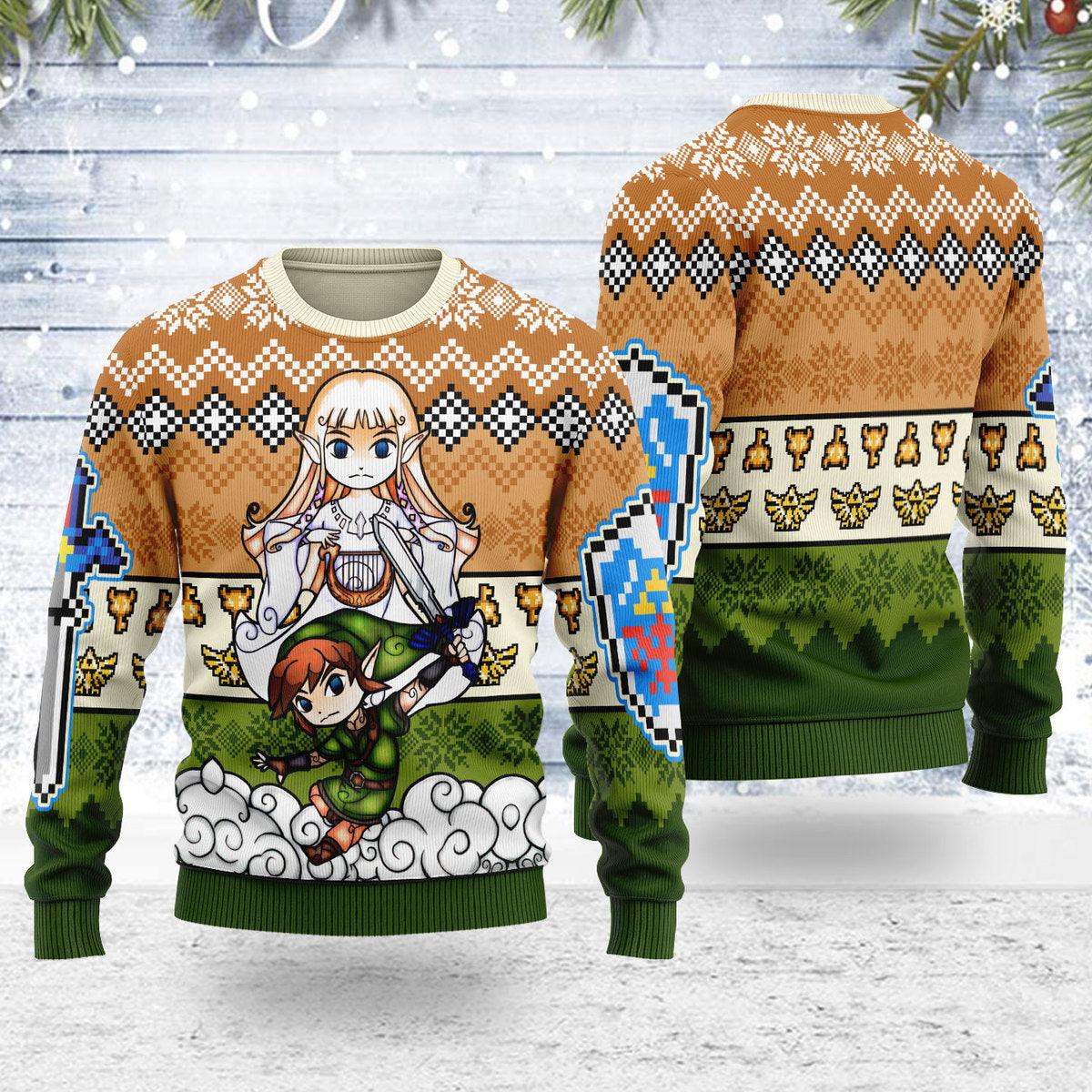 Christmas Sweater Art from The Wind Waker 01 - Gearhomie.com
