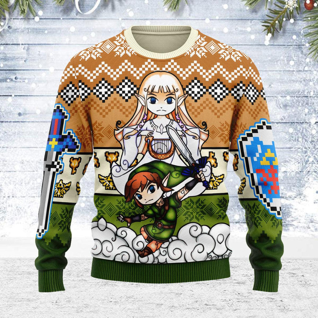 Christmas Sweater Art from The Wind Waker 01 - Gearhomie.com