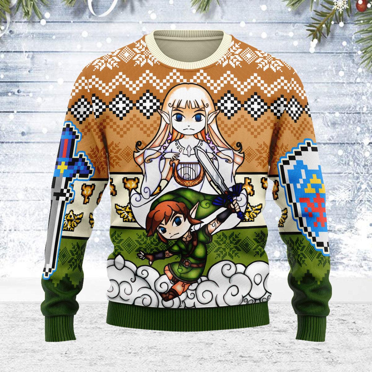 Christmas Sweater Art from The Wind Waker 01 - Gearhomie.com