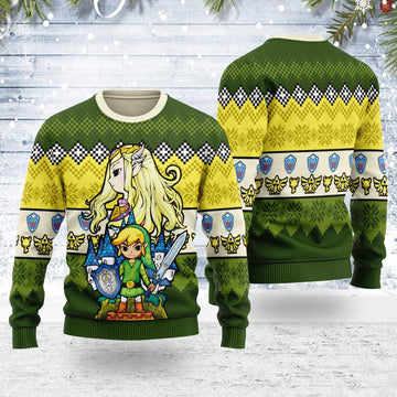 Christmas Sweater Art from The Wind Waker 02 - Gearhomie.com