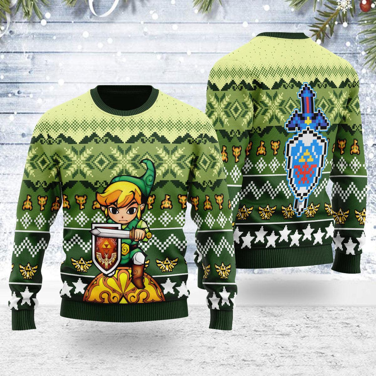 Christmas Sweater Art from The Wind Waker 03 - Gearhomie.com
