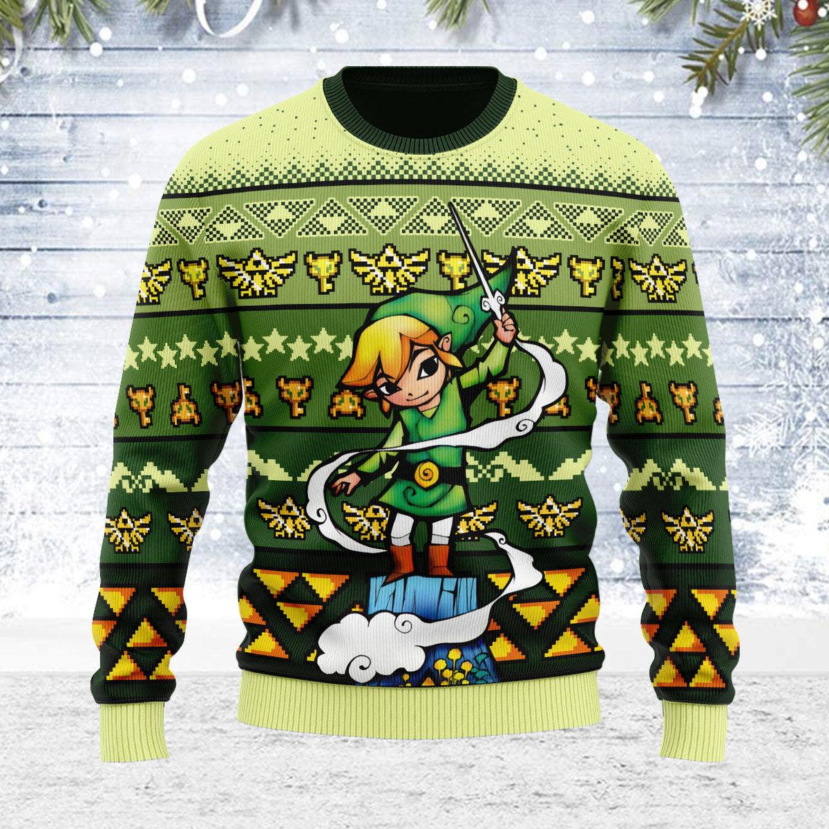 Christmas Sweater Art from The Wind Waker 05 - Gearhomie.com