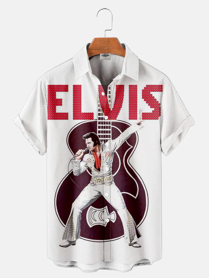 CLASSIC MUSIC EL03 CHARACTER PRINTED UNISEX CASUAL HAWAIIAN SHIRT - Gearhomie.com