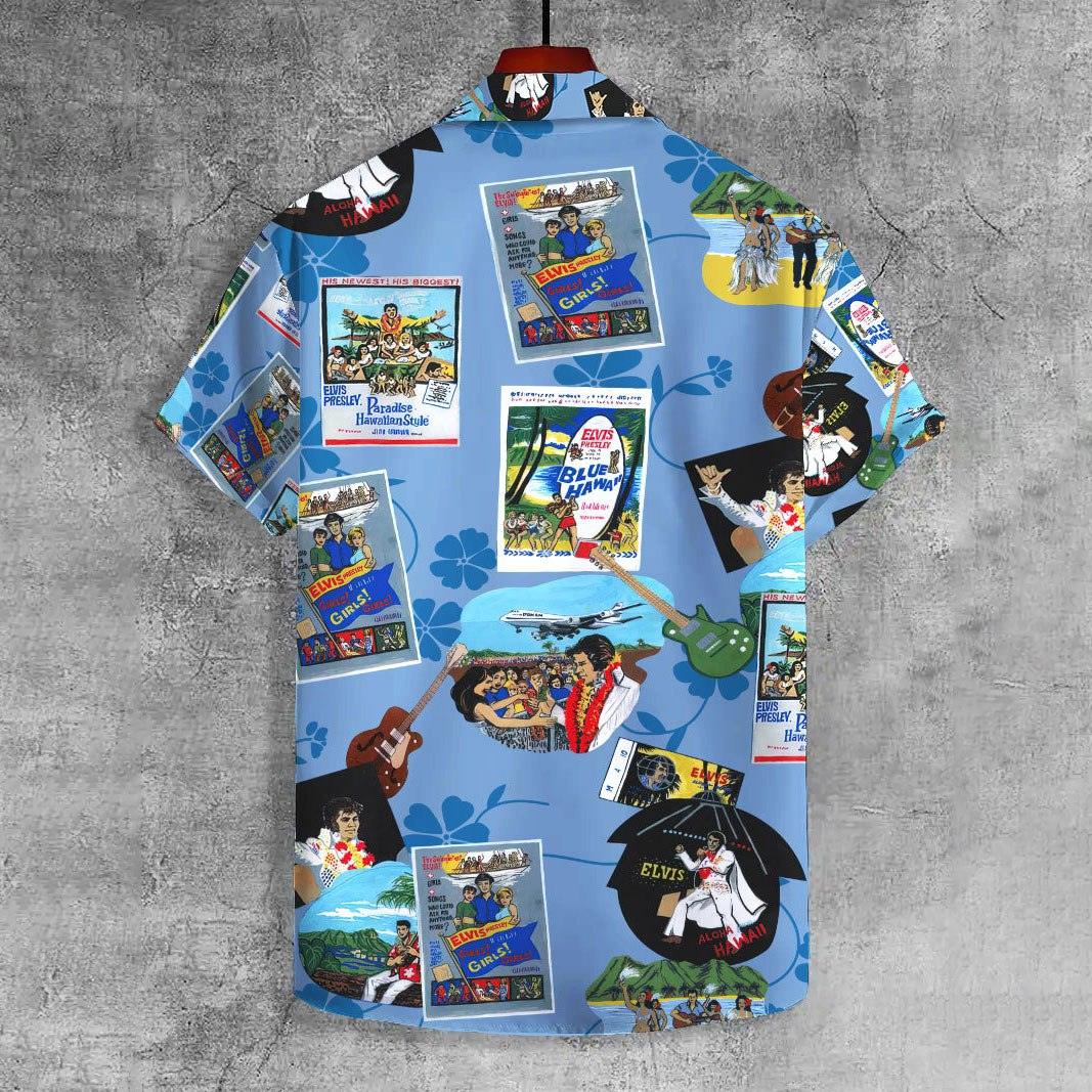 CLASSIC MUSIC EL14 CHARACTER PRINTED UNISEX CASUAL HAWAIIAN SHIRT - Gearhomie.com
