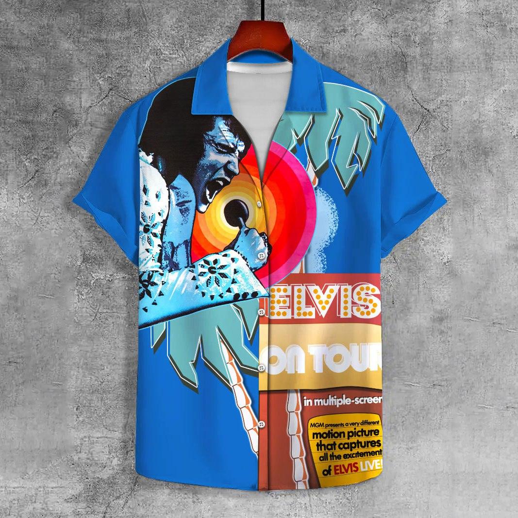 CLASSIC MUSIC LBS-002 CHARACTER PRINTED UNISEX CASUAL HAWAIIAN SHIRT - Gearhomie.com