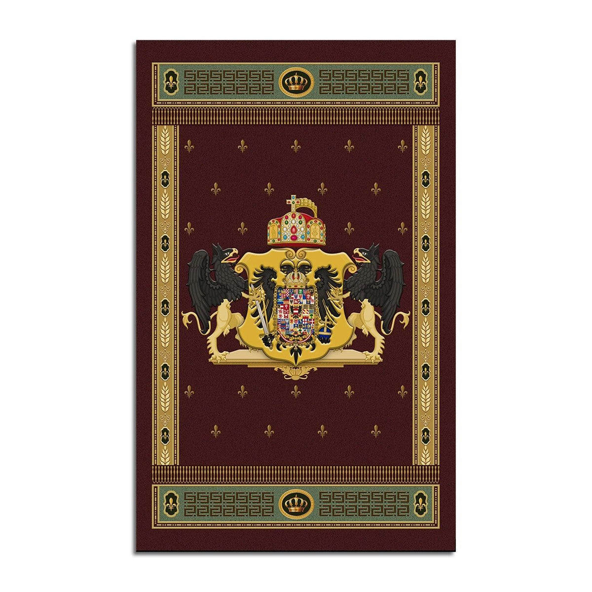 Coat Of Arms Francis II Holy Roman Empire Rug - DucG