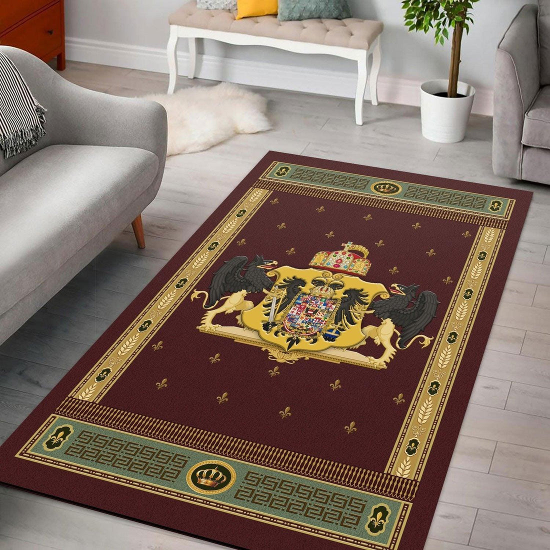 Coat Of Arms Francis II Holy Roman Empire Rug - DucG