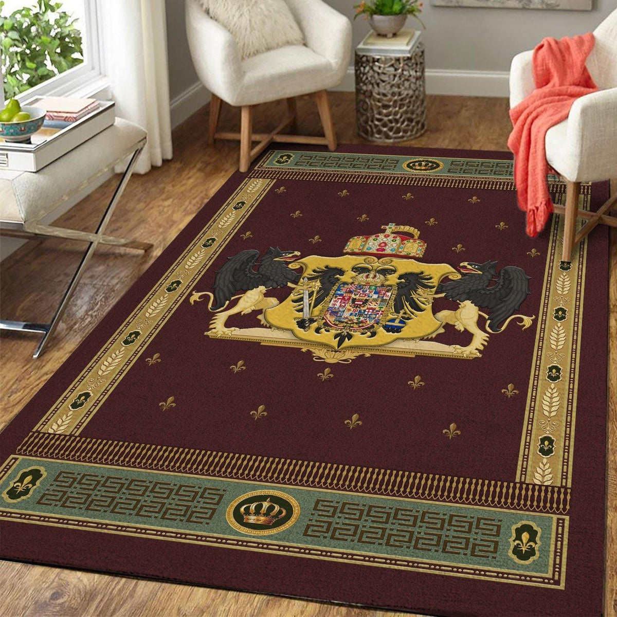 Coat Of Arms Francis II Holy Roman Empire Rug - DucG