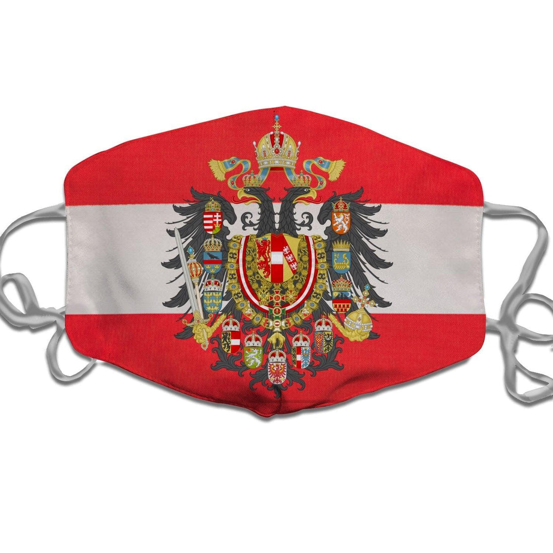 Coat Of Arms Of Austria-Hungary (until 1915) Face Mask - DucG