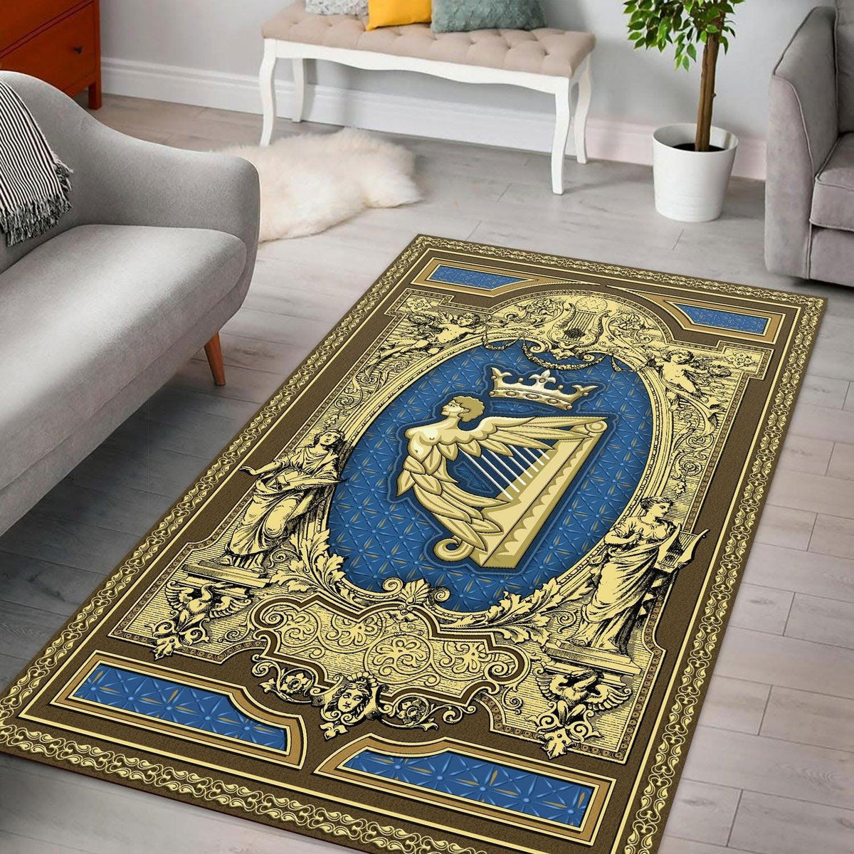 Coat of Arms of Ireland Rug - DucG