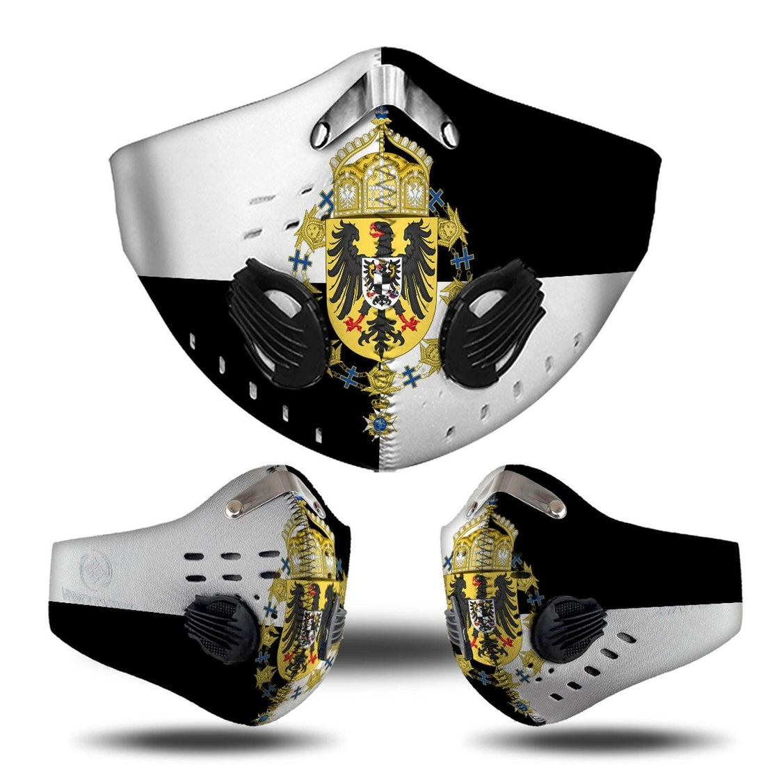 Coat of Arms of William II of Germany Face Mask - DucG