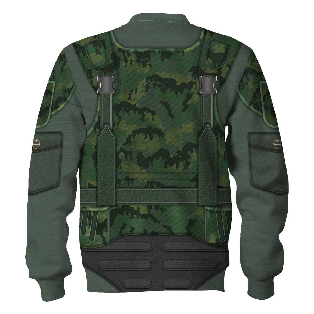 Colonial Marine Uniform Character Costume T-shirt Hoodie Sweatpants Apparel - Gearhomie.com