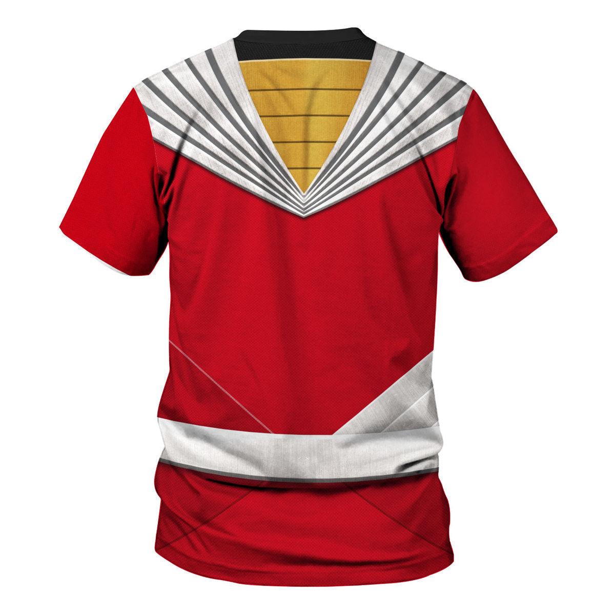 Cosmic Fury Red Ranger Hoodies Sweatshirt T-shirt ZipHoodies Sweatpants - Gearhomie.com
