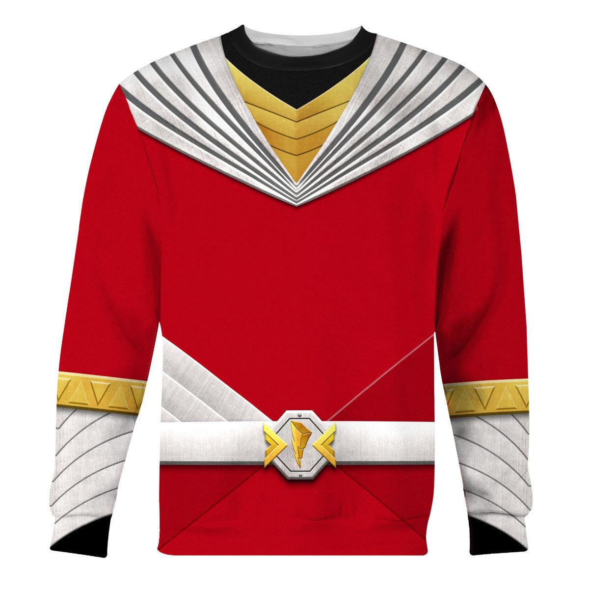 Cosmic Fury Red Ranger Hoodies Sweatshirt T-shirt ZipHoodies Sweatpants - Gearhomie.com