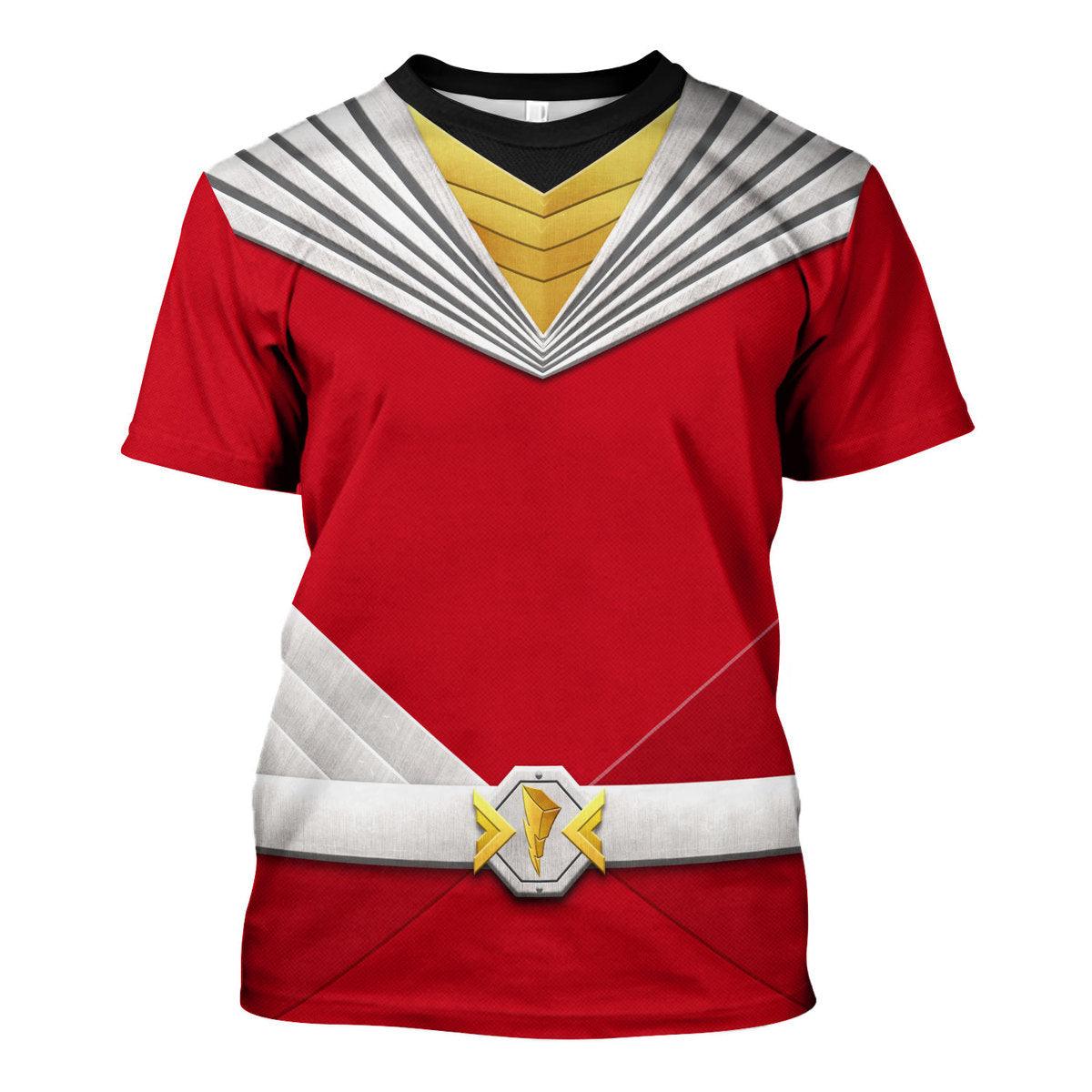 Cosmic Fury Red Ranger Hoodies Sweatshirt T-shirt ZipHoodies Sweatpants - Gearhomie.com