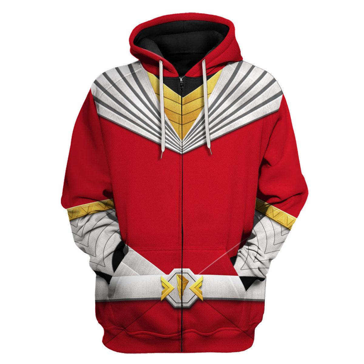 Cosmic Fury Red Ranger Hoodies Sweatshirt T-shirt ZipHoodies Sweatpants - Gearhomie.com