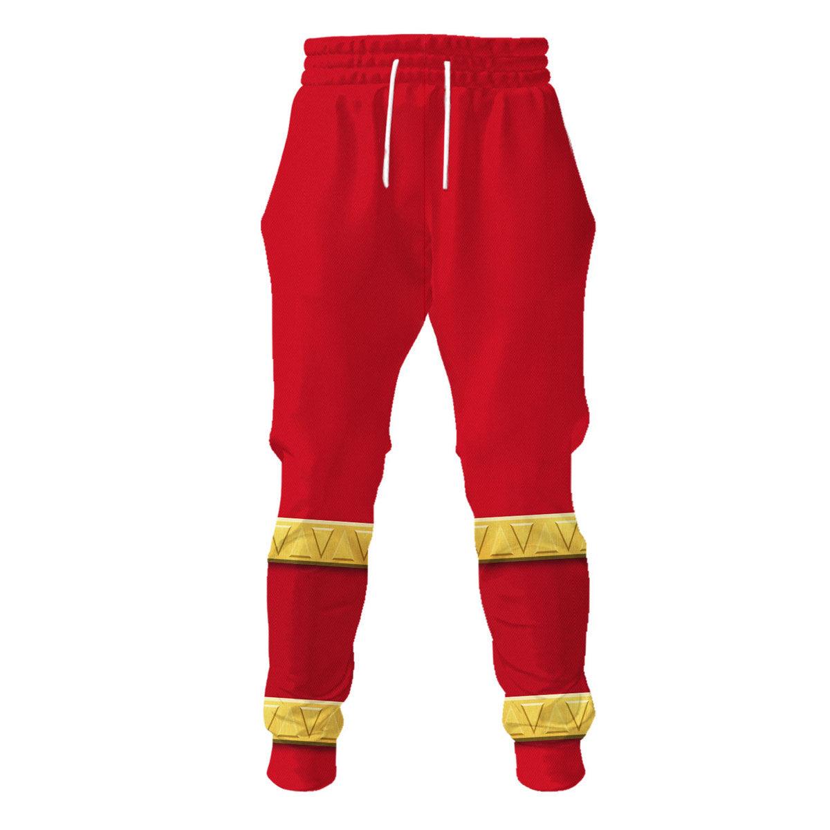 Cosmic Fury Red Ranger Hoodies Sweatshirt T-shirt ZipHoodies Sweatpants - Gearhomie.com