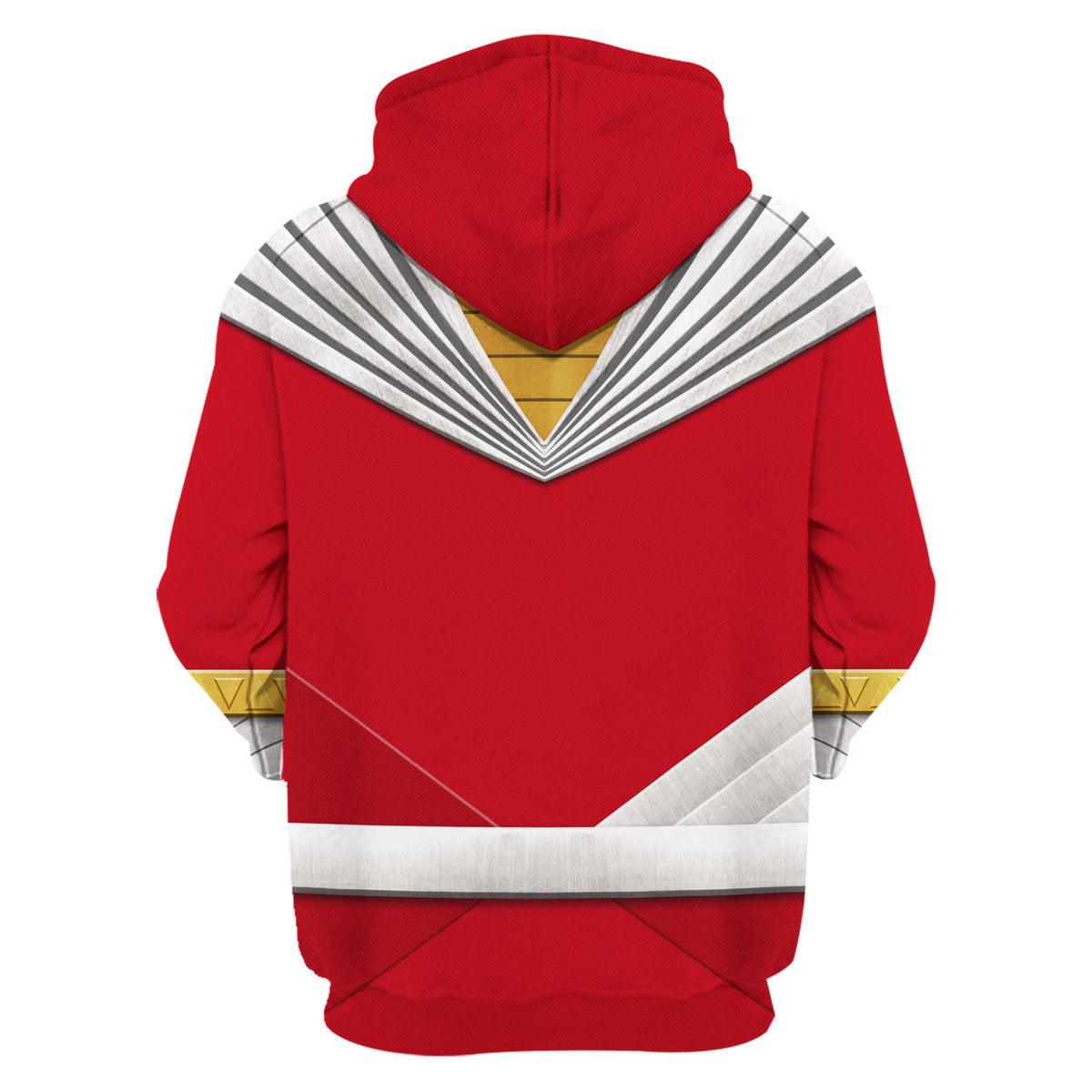 Cosmic Fury Red Ranger Hoodies Sweatshirt T-shirt ZipHoodies Sweatpants - Gearhomie.com