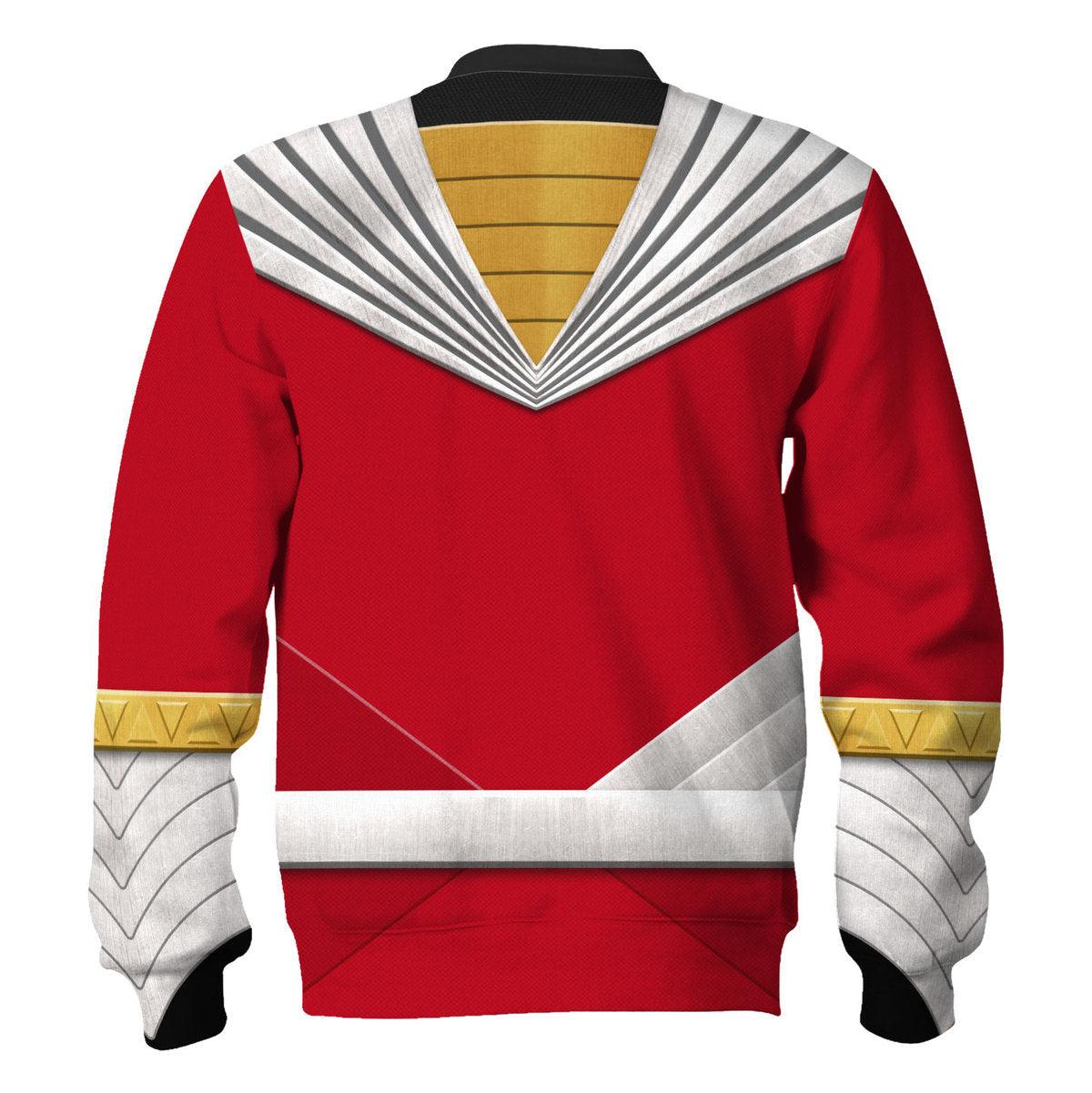 Cosmic Fury Red Ranger Hoodies Sweatshirt T-shirt ZipHoodies Sweatpants - Gearhomie.com