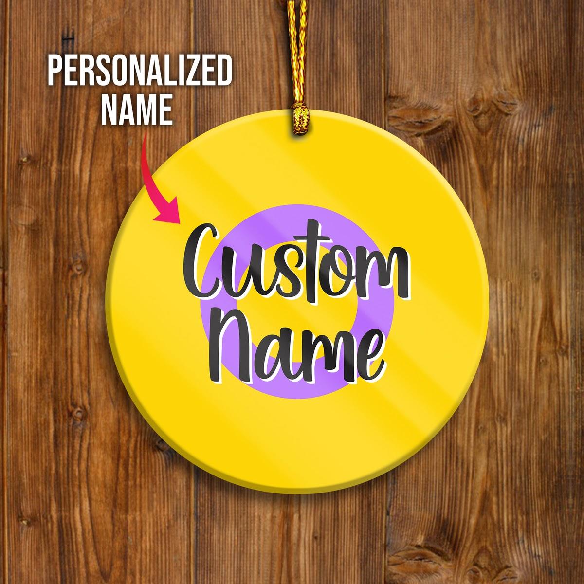 Custom Name Ornament Intersex - DucG