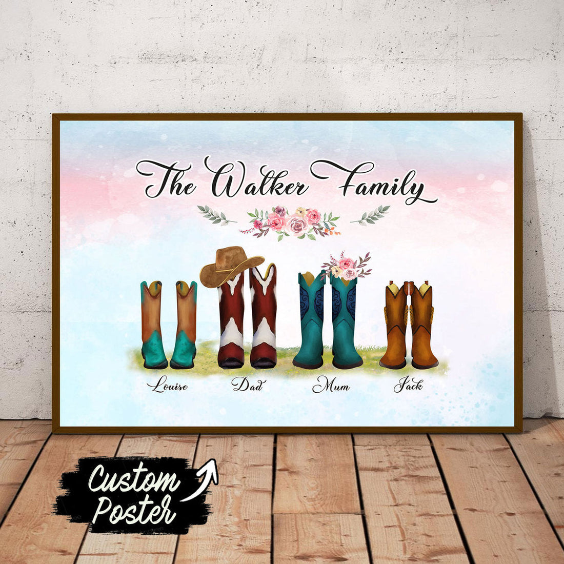 Customized Poster The Walker Family
