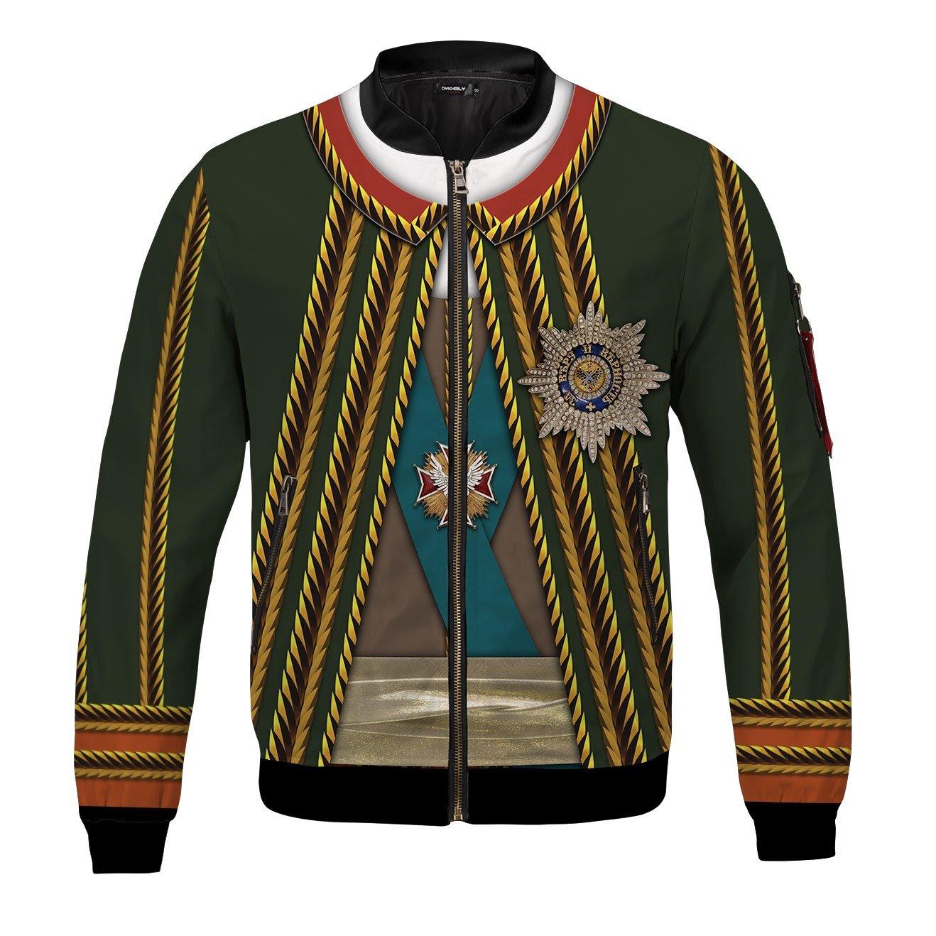 CustomsPig Burkhard Christoph Von M?¬nnich - Russia Bomber Jacket - DucG