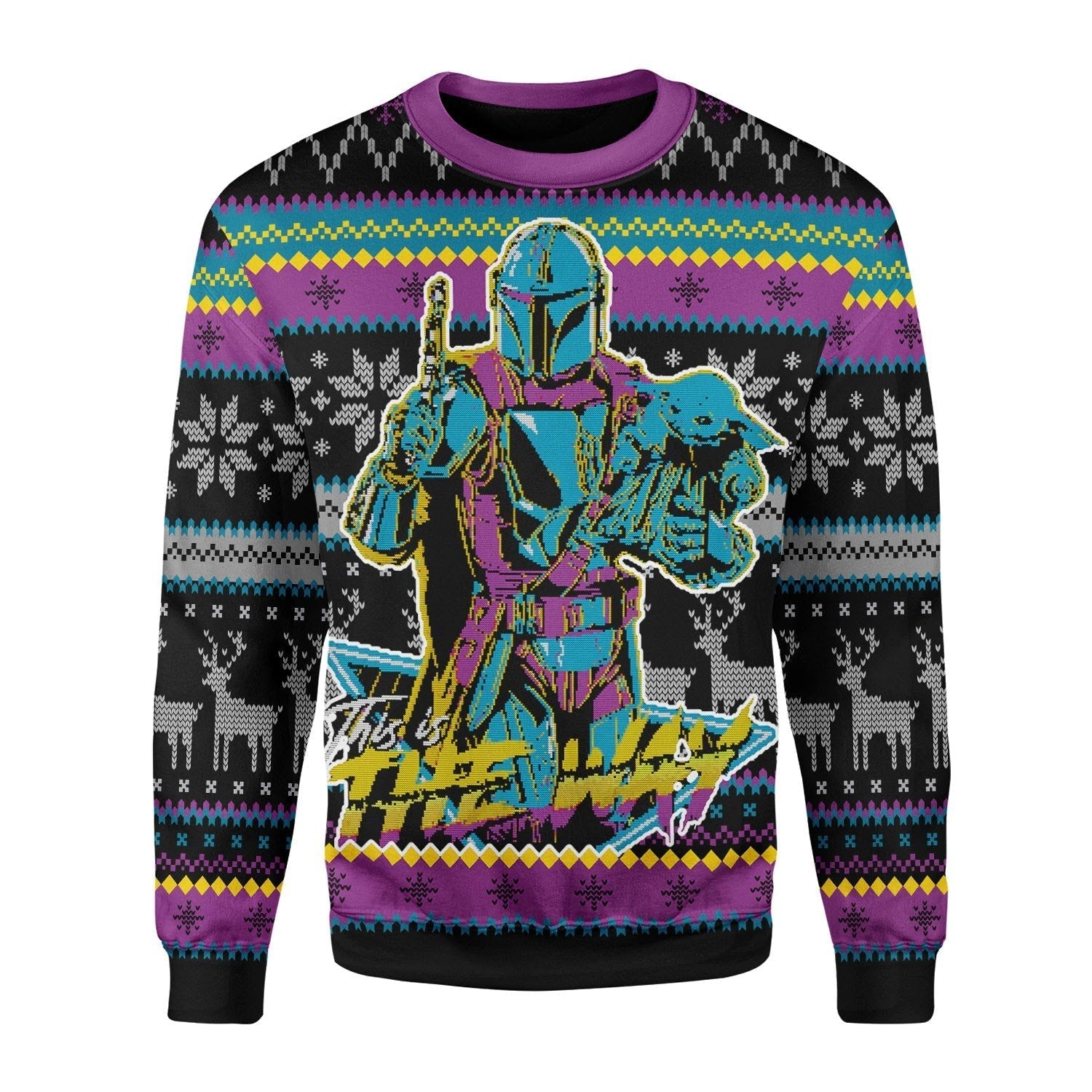 YMskins Christmas Sweater 80s The Way 3D Apparel