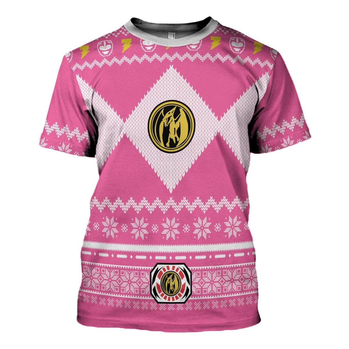 YMskinss Pink Power Rangers Tops