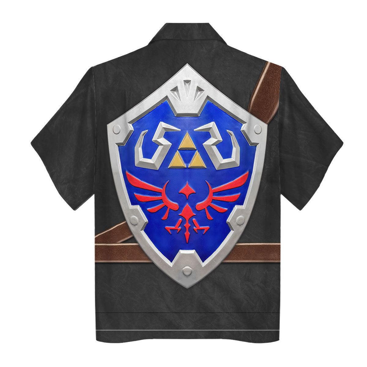 Dark Link Attire Shield Unisex Hoodie Sweatshirt T-shirt Sweatpants Cosplay - Gearhomie.com