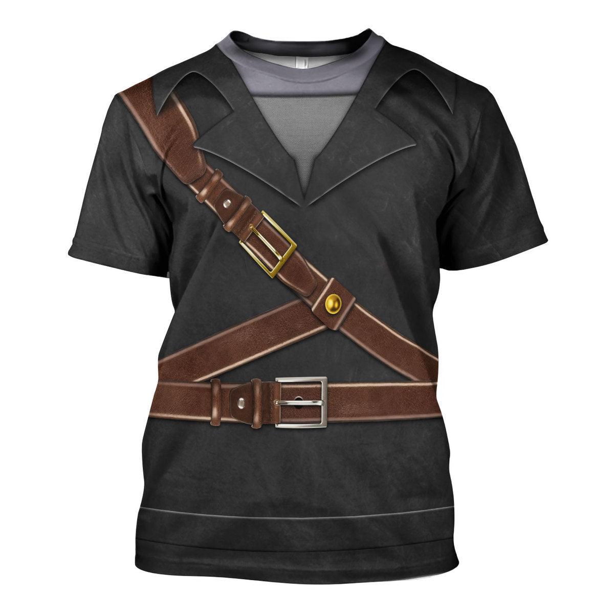 Dark Link Attire Shield Unisex Hoodie Sweatshirt T-shirt Sweatpants Cosplay - Gearhomie.com