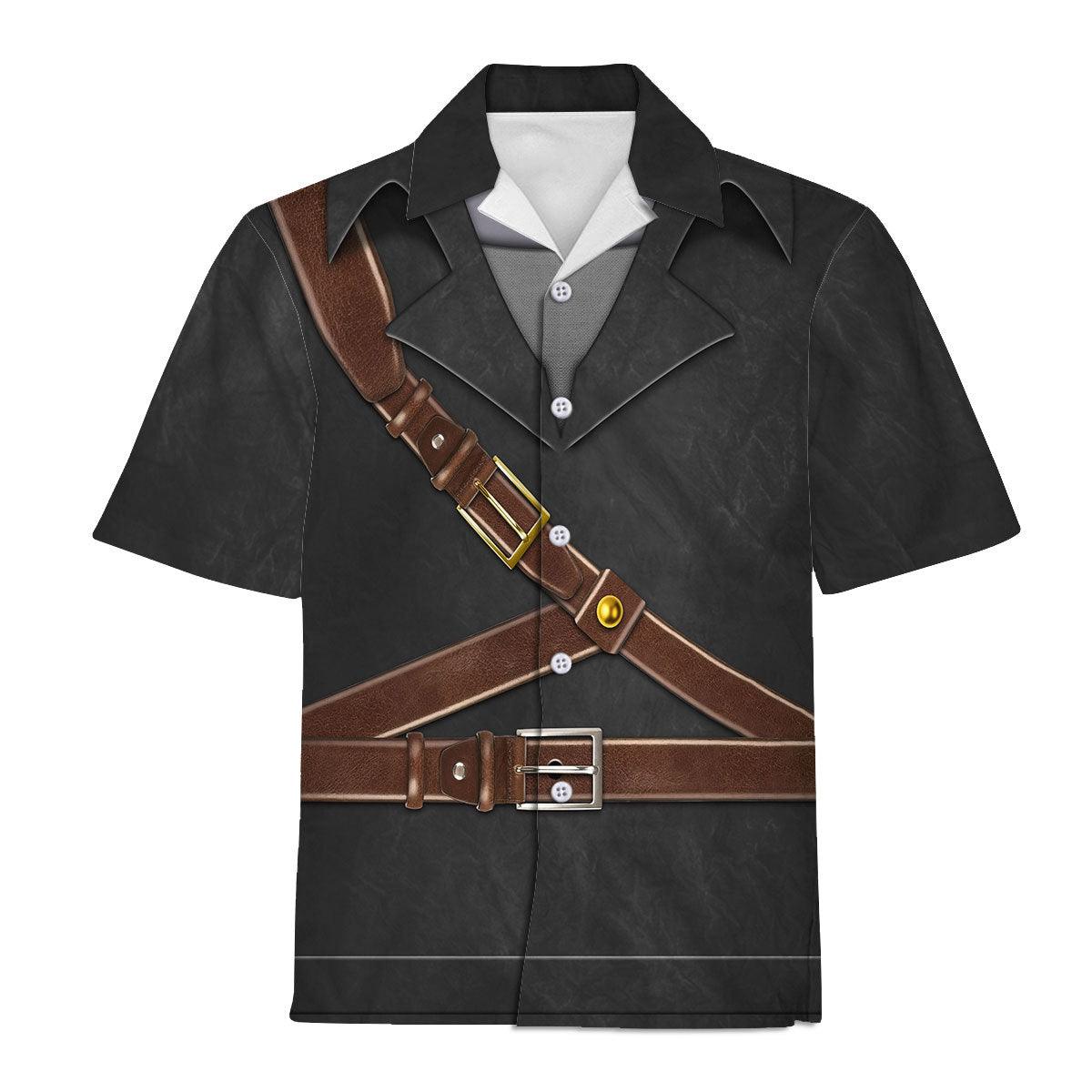 Dark Link Attire Shield Unisex Hoodie Sweatshirt T-shirt Sweatpants Cosplay - Gearhomie.com