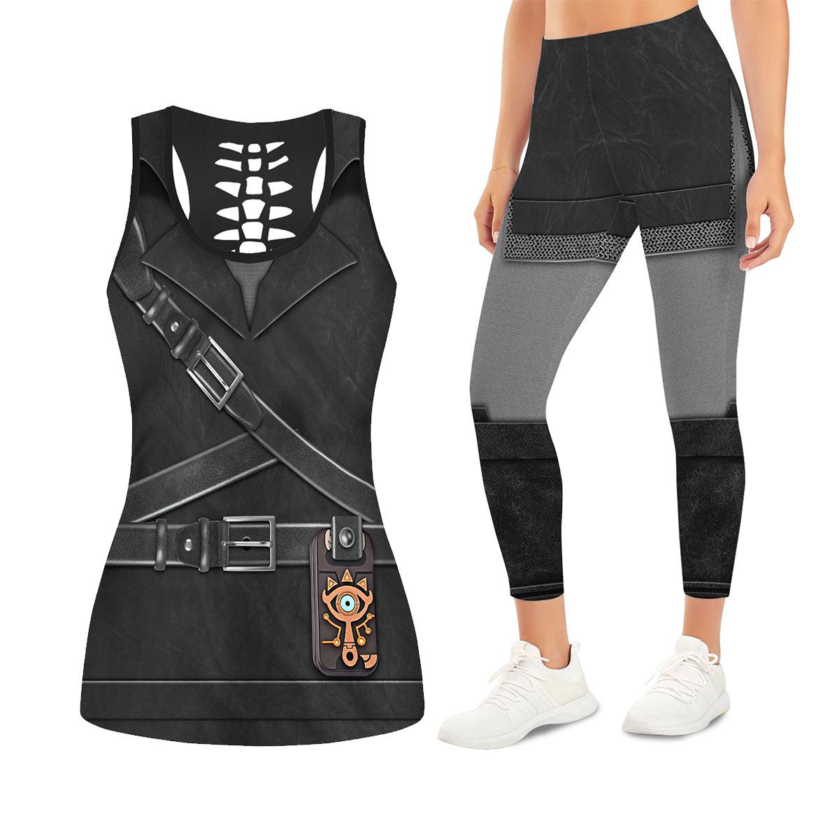 Dark Link Attire Tank Tops & Leggings - Gearhomie.com