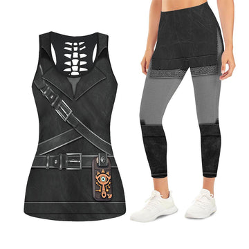 Dark Link Attire Tank Tops & Leggings - Gearhomie.com